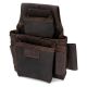 OX TOOLS Pro 3 Pouch Oil-Tanned Leather Fastener Bag