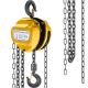 VEVOR 1-Ton Chain Hoist 2200 lbs. Manual Chain Hoist 10 ft. Block Chain Hand Chain Lifting Hoist with 2 Hooks Chain, Yellow