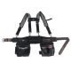 Husky Electricians 2-Bag Work Tool Belt with Suspenders