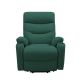 CSC DECOR INC Green Fabric Electric Power Lift Recliner Chair with Massage and Heat