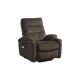 CSC DECOR INC Brown Fabric Electric Power Lift Recliner Chair with Massage and Heat