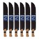 Tramontina 18 in. Machete with Carbon Steel Blade and Wood Handle with Nylon Sheath (6-Pack)