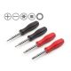 TEKTON 6-in-1 Screwdriver Set (4-Piece) (Phillips, Slotted, Torx, Square)