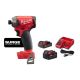Milwaukee M18 FUEL SURGE 18V Lithium-Ion Brushless Cordless 1/4 in. Hex Impact Driver w/One 5.0Ah and One 2.0Ah Battery Charger