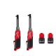 Milwaukee M12 FUEL 12V Lithium-Ion Brushless Cordless 1/4 in. & 3/8 in. Extended Reach Ratchets w/(2) M12 CP 2.5 Ah Batteries