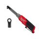 Milwaukee M12 FUEL 12V Lithium-Ion Brushless Cordless 1/4 in. Extended Reach High Speed Ratchet with Protective Rubber Boot