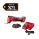 Milwaukee M18 18V Lithium-Ion Cordless Oscillating Multi-Tool Kit with one 1.5 Ah Battery & Charger