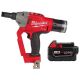 Milwaukee M18 FUEL ONE-KEY 18V Lithium-Ion Brushless Cordless 1/4 in. Lockbolt Tool w/5.0 ah Battery