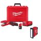 Milwaukee M12 12V Lithium-Ion Cordless Copper Tubing Cutter Kit w/1.5 Ah Battery, Charger & Hard Case w/M12 ROVER Service Light