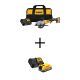 DEWALT Atomic 20-Volt Maximum Lithium-Ion Cordless Brushless 4-1/2 in. Circular Saw Kit with Two 1.7 Ah Battery and 2 Chargers