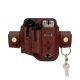 1791 EVERYDAY CARRY 7.5 in. Heavy-Duty Large and XL Chestnut Full-Grain Leather Tool Organizer