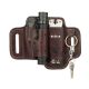 1791 EVERYDAY CARRY 8.7 in. Heavy-Duty Large and XL Burgundy Full-Grain Leather Tool Organizer