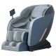 Furniture of America Ennis Gray Leatherette Massage Chair With L-Track, Zero Gravity, Bluetooth, USB Ports, Footrest Extension
