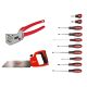 Milwaukee 1 in. PEX and Tubing Cutter with 12 in. PVC Saw and 10-Pieces Screwdriver Set