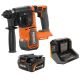 RIDGID 18V Brushless 1 in. SDS-Plus Rotary Hammer Kit with (1) 4.0Ah Battery and charger