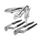 Husky 3-Piece, Locking Pliers Set and 2-Piece Groove Joint Pliers Set