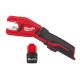 Milwaukee M12 12-Volt Lithium-Ion Cordless Copper Tubing Cutter with M12 12-Volt Lithium-Ion CP High Output 2.5 Ah Battery Pack