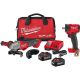 Milwaukee M18 FUEL 18V Lithium-Ion Brushless Cordless 4-1/2/5 in. Grinder, Paddle Switch Kit, 1/2 in. Impact Wrench & 2 Batteries