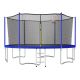 TIRAMISUBEST T-Adventurer 15 ft. Trampoline for Kids with Safety Enclosure Net, Basketball Hoop and Ladder, Easy Assembly