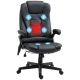 HOMCOM Black Foam Massage Chair