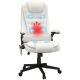 HOMCOM White Foam Massage Chair