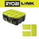 RYOBI LINK Medium Toolbox with LINK Medium Toolbox Dividers