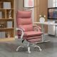 Vinsetto Pink Linen Massage Chair