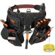 VEVOR Black Tool Belt 32 Pockets Nylon Heavy Duty Tool Pouch Bag for Electrician, Carpenter, Handyman, Woodworker
