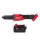 Milwaukee M18 FUEL 18V Lithium-Ion Brushless Cordless 1/4 in. Braking Die Grinder Slide Switch w/5.0Ah Battery