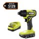 RYOBI ONE+ 18V Cordless 1/4 in. Impact Driver Kit with 1.5 Ah Battery and Charger