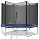 Unbranded 10 ft. Outdoor Trampoline With Safe Enclosure For Kids And Adults