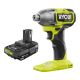 RYOBI ONE+ HP 18V Brushless Cordless 1/4 in. Impact Driver with 2.0 Ah Lithium-Ion Battery