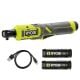 RYOBI USB Lithium 1/4 in. Ratchet Kit with 2.0 Ah Battery and USB Charging Cable with USB Lithium 2.0 Ah Battery