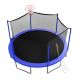 Boosicavelly 16 ft. Outdoor Blue Heavy-Duty Round Trampoline with Enclosure with Basketball Hoop and Ladder