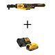 DEWALT ATOMIC 20V MAX Lithium-Ion 1/2 in. Cordless Ratchet with 20V MAX POWERSTACK Compact Battery Starter Kit