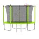 Lycvki 10 ft. Basketball Hoop Equipped ASTM Approved Reinforced Type Safe Recreational Outdoor Trampoline Kit with Enclosure