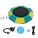 VEVOR Inflatable Water Bouncer 10 ft. Recreational Water Trampoline Portable Bounce Swim Platform with Electric Air Pump