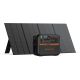 BLUETTI 2400/3600-Watt Continuous Peak Output Power Station AC200PL Push Button Start LiFePO4 Battery Generato/350W Solar Panel