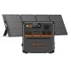 BLUETTI 2400/3600-Watt Continuous Peak Output Power Station AC240P Push Button Start LiFePO4 Battery Generator/200W Solar Panel