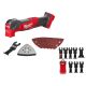 Milwaukee M18 FUEL 18V Lithium-Ion Cordless Brushless Oscillating Multi-Tool with Multi-Tool Blade Set (8-Piece)