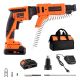 SKYSHALO Drywall Screw Gun Auto-Feed, 20V Max Collated Drywall Screwgun, Screwdriver Set, 4,200 RPM Cordless Drywall Gun Kit