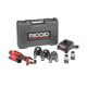 RIDGID RP 251 Stainless Steel Press Tool Kit Includes 3-ProPress Jaws (1/2, 3/4, 1 in.), 2-12V Batteries, Charger Plus Case