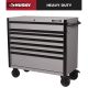 Husky Heavy Duty 42 in. 7-Drawer Matte Gray Rolling Tool Cabinet