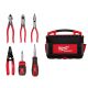 Milwaukee Electricians Dipped Grip Hand Tool Set with 20 in. PACKOUT Tote Bag (6-Piece)
