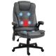 HOMCOM 6 Point Vibrating Massage Office Chair with Lumbar Heat