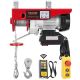 VEVOR Electric Hoist, 440 lbs. 120V Electric Winch with 328 ft. Wireless & 14 ft. Wired Remote Control, 40 ft. Lifting Height