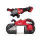 Milwaukee M18 FUEL ONE-KEY 18V Lithium-Ion Brushless Cordless 4-1/2 in./6 in. Variable Speed Braking Grinder w/ Bandsaw