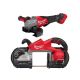 Milwaukee M18 FUEL 18-Volt Lithium-Ion Brushless Cordless 7 in. Braking Grinder w/ Variable Speed & Paddle Switch & Bandsaw