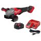 Milwaukee M18 FUEL 18-Volt Lithium-Ion Brushless Cordless 7 in. Braking Grinder w/ Variable Speed & (1) 5Ah Battery & Charger