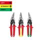 Milwaukee Left, Right, and Straight Aviation Snips Set (3-Pack)